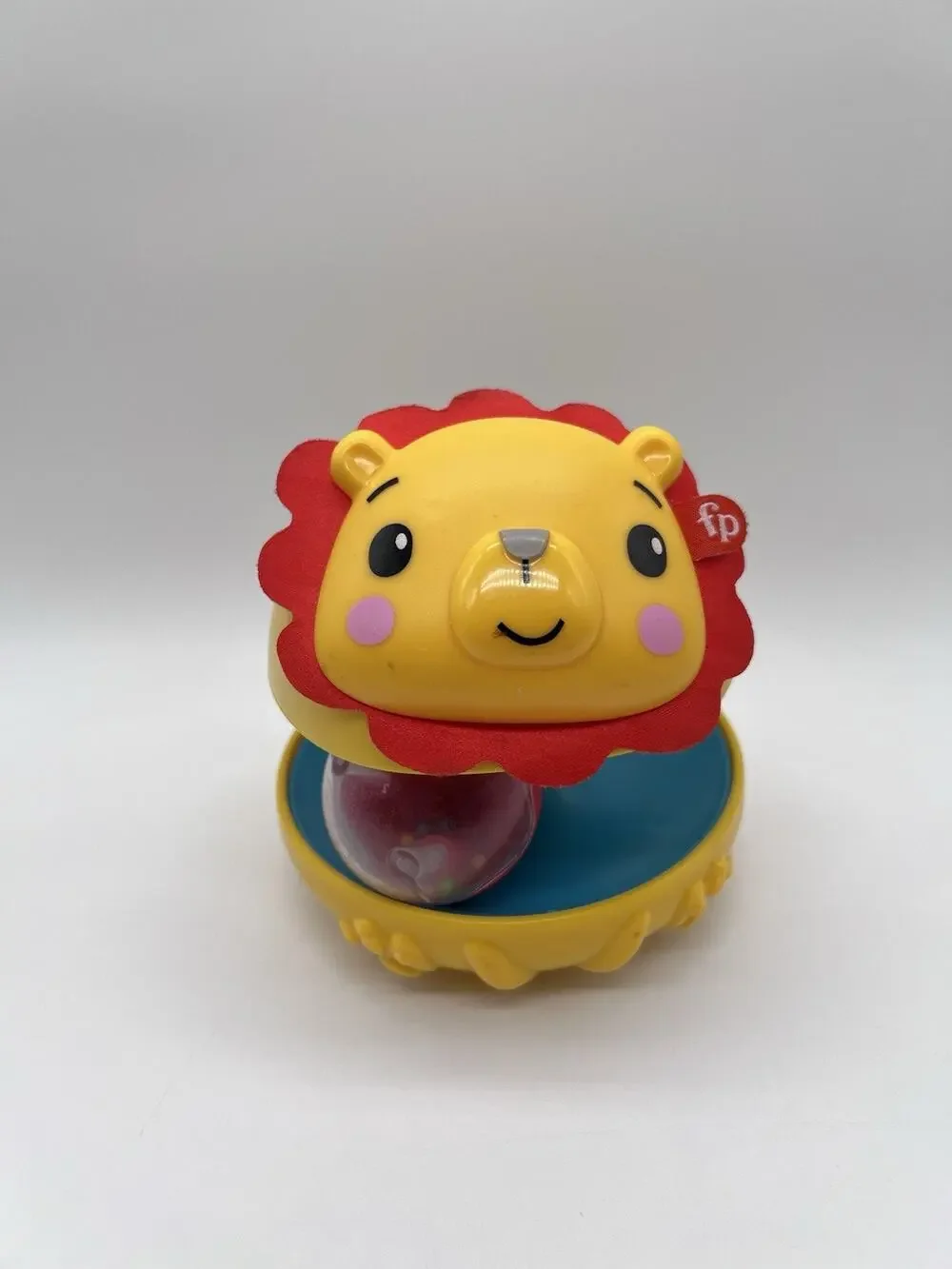 Fisher Price Bat And Wobble Lion Infant Developmental Baby Toys Rattle Sounds